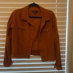 Corduroy button up jacket